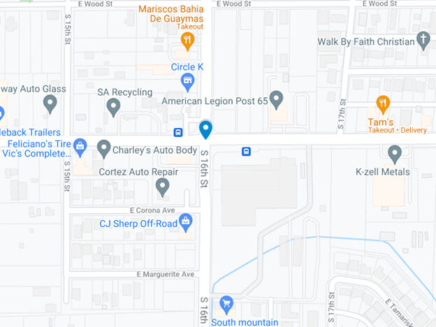 broadway road and south 16th street