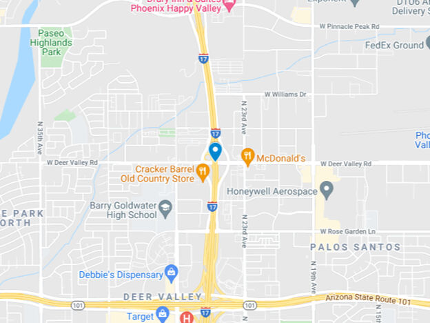 Crash on I-17 at Deer Valley Road Injures At Least One