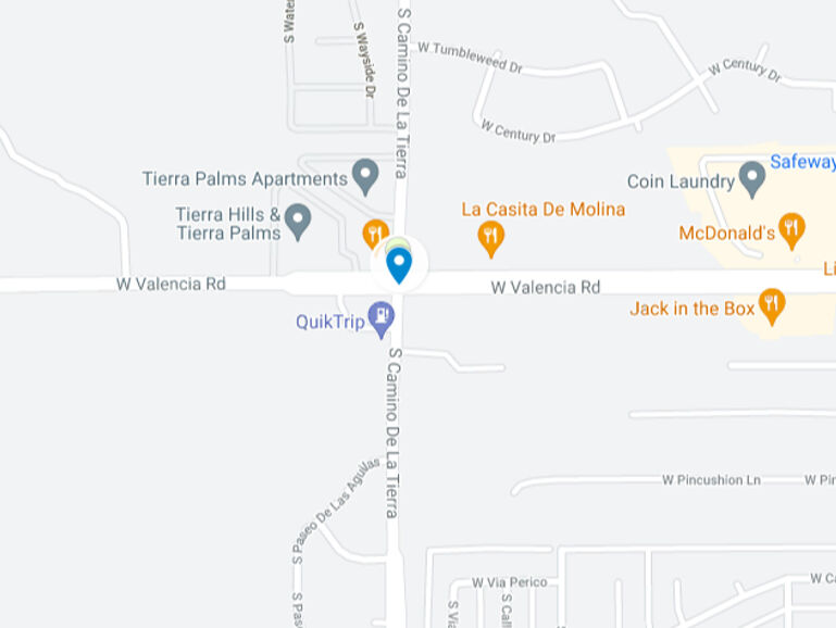 man killed in tucson school bus crash map