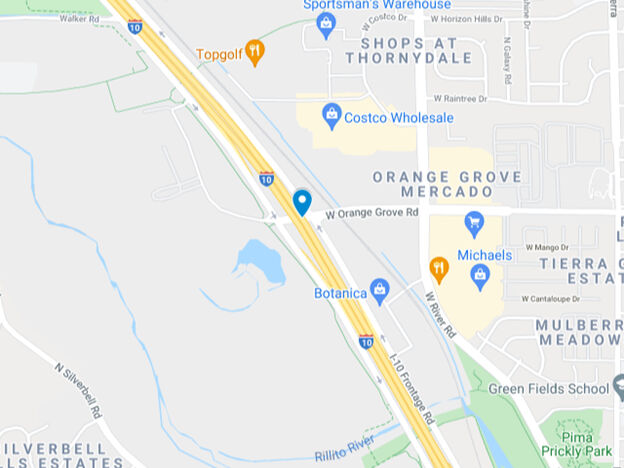 map i 10 near sunset road