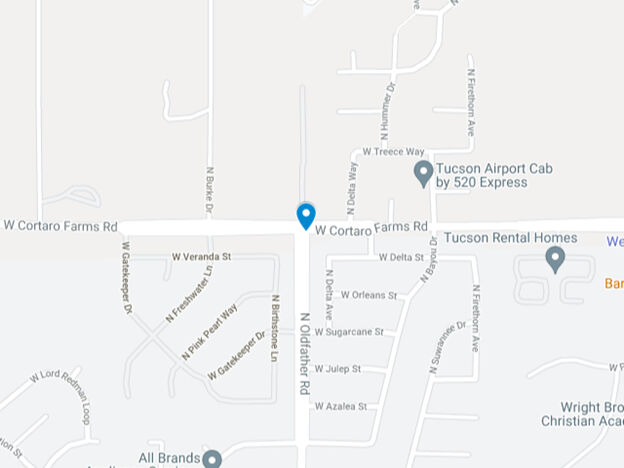 map of cortaro farms road and oldfather drive