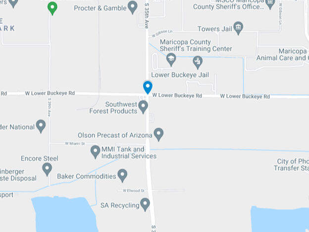 map of intersection 35th avenue and lower buckeye road