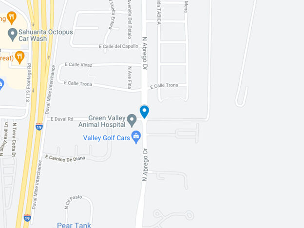 map of intersection duval mine road and abrego drive