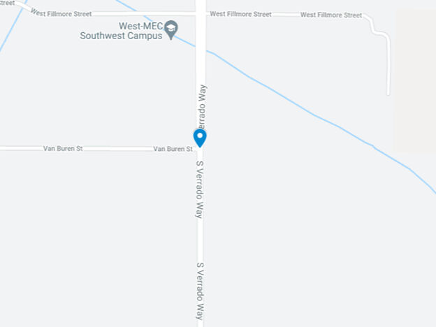 map of intersection verrado way and van buren street