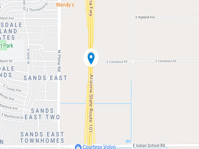 map of loop 101 near bethany home road