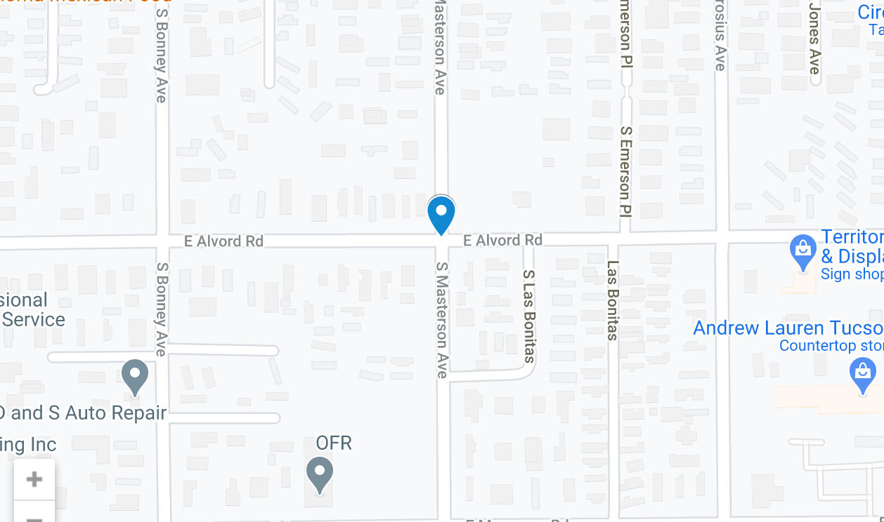 map of masterson avenue and alvord road