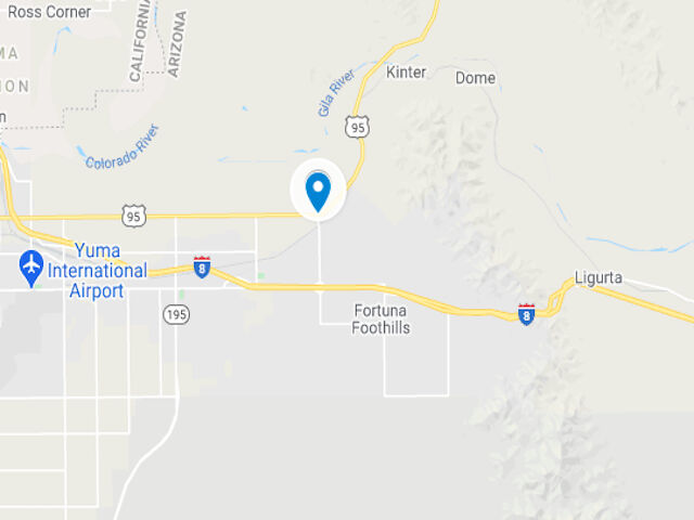 map of us 95 near yuma airport