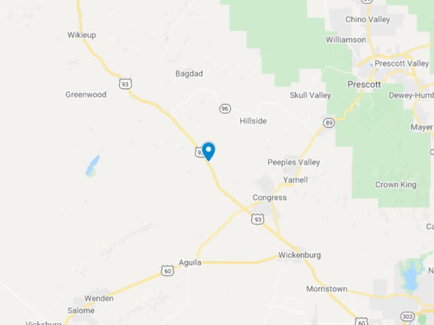 us 93 near wickenburg google map