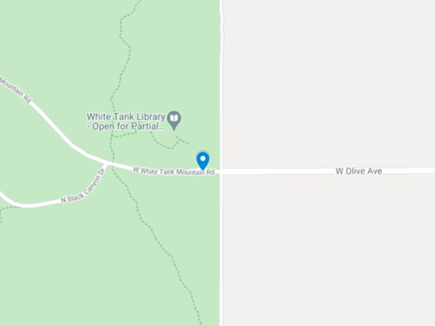 white tank mountain road near olive avenue