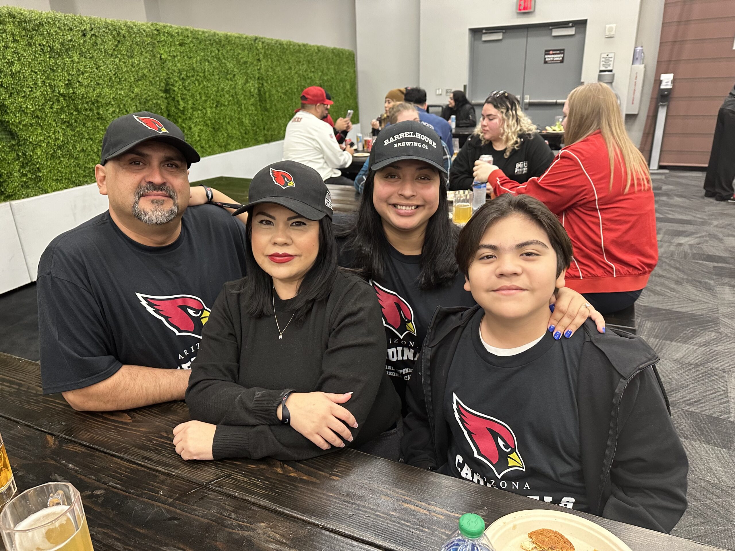 photo of phillips law group guests at nfl game for partnership with arizona cardinals blog post