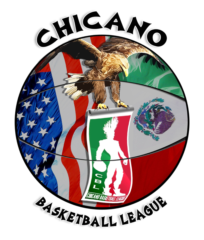 logo for the chicano basketball league