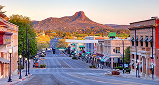 street of Arizona with mountains