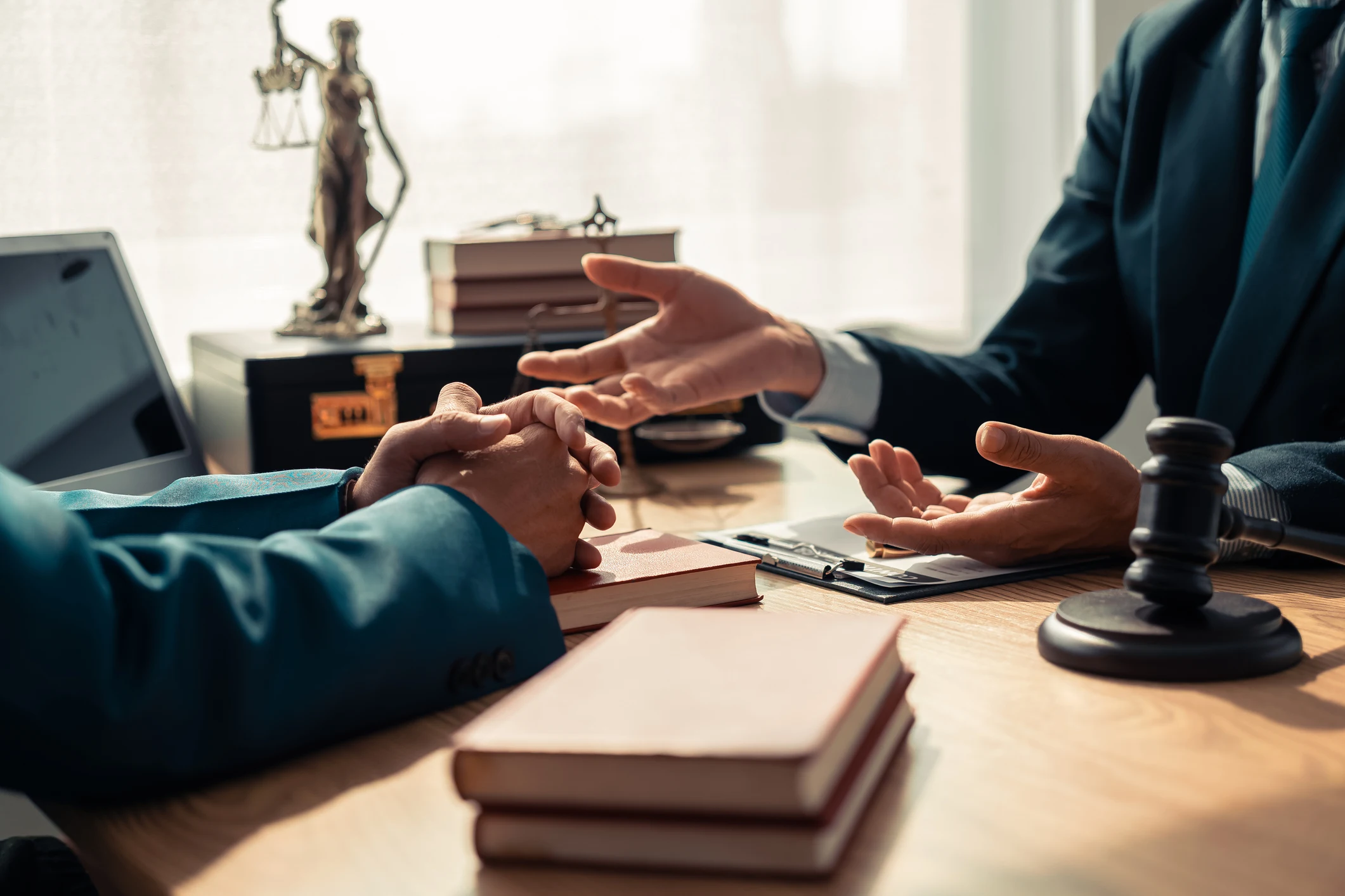 lawyers at desk