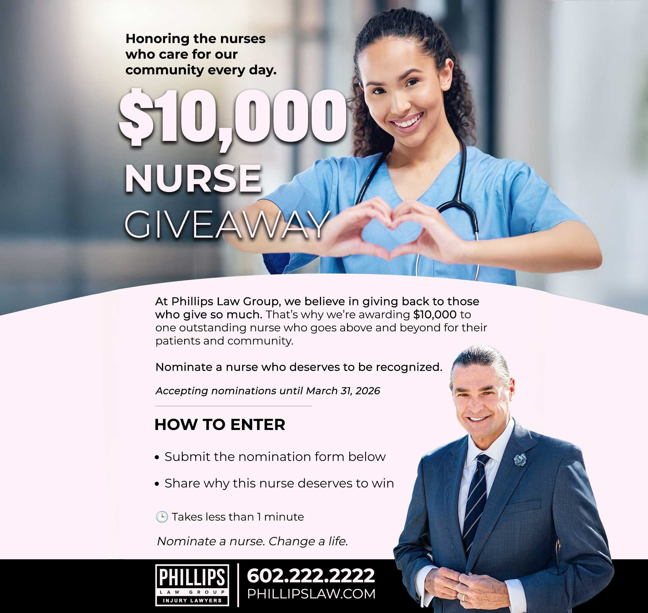 10K Nurse Giveaway Flyer