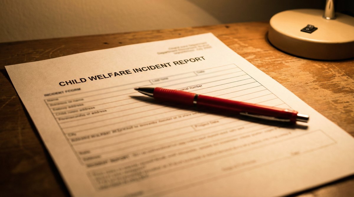 Child welfare incident report in Holley Child Care sexual abuse case