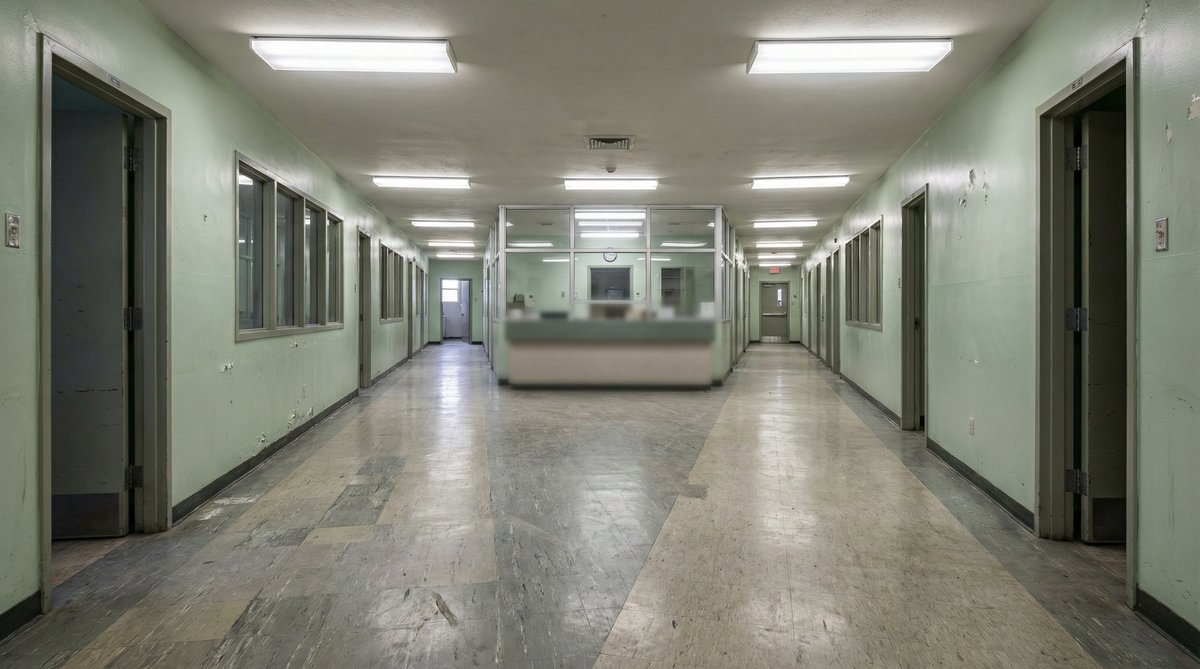 Psychiatric ward hallway in Horsham Clinic sexual abuse lawsuit