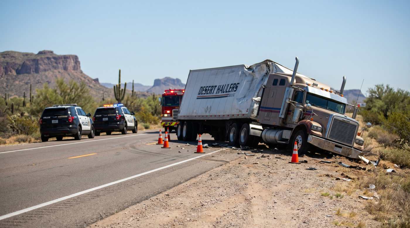 What Evidence Disappears Fast After a Truck Accident in Arizona