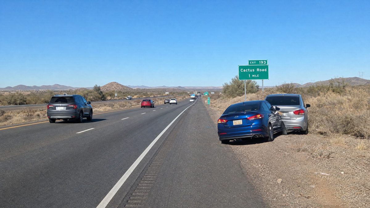 What to Do After a Car Accident on I-10 Near Avondale, Arizona