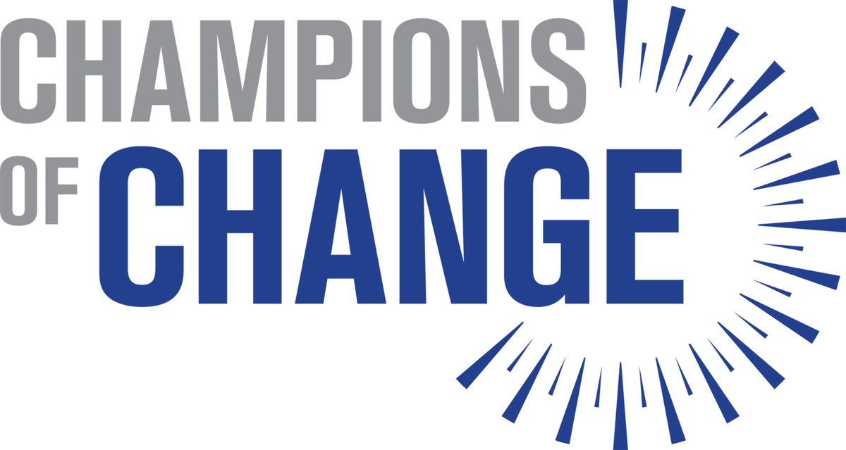 Champions of Change Awards logo — AZ Big Media and AZ Business Magazine