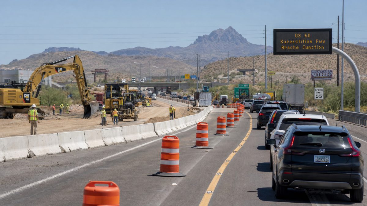 Construction Zone Accidents on US-60 in Mesa: Who Can Be Held Liable?