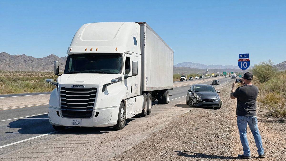 Hit by a Semi-Truck on I-10 in Tolleson?: The Evidence You Need to Preserve