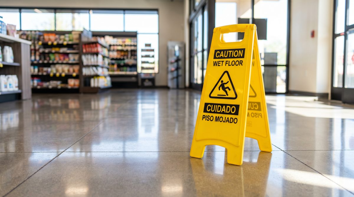 Slip and Fall at a Peoria Store or Restaurant: Who Pays and How Do You Prove It?