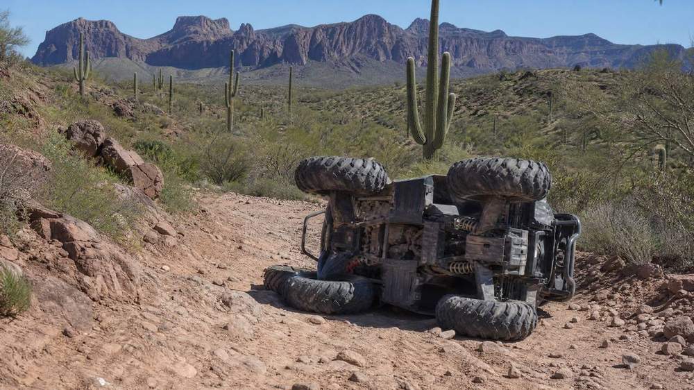 ATV off-road accident near Apache Junction Tonto National Forest