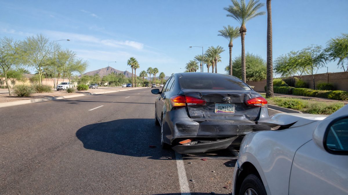 Rear-end collision on Avondale Boulevard