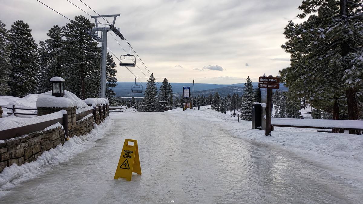 Slip and fall at Flagstaff ski resort Arizona Snowbowl