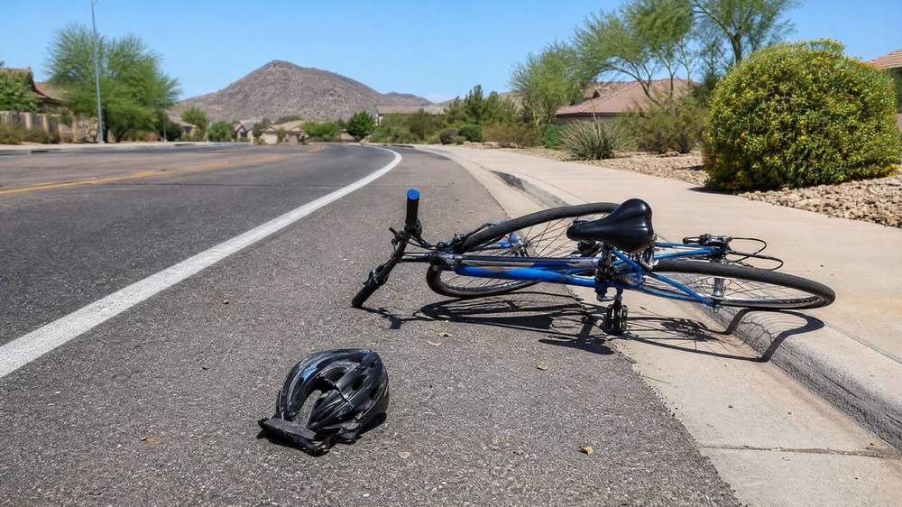 Bicycle accident in Peoria Arizona