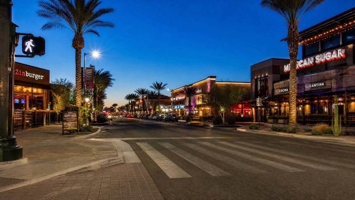Pedestrian safety near Peoria P83 Entertainment District