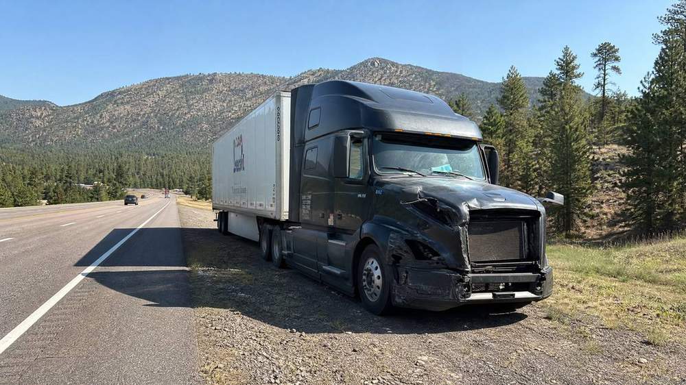 Truck accident on I-17 near Prescott Arizona