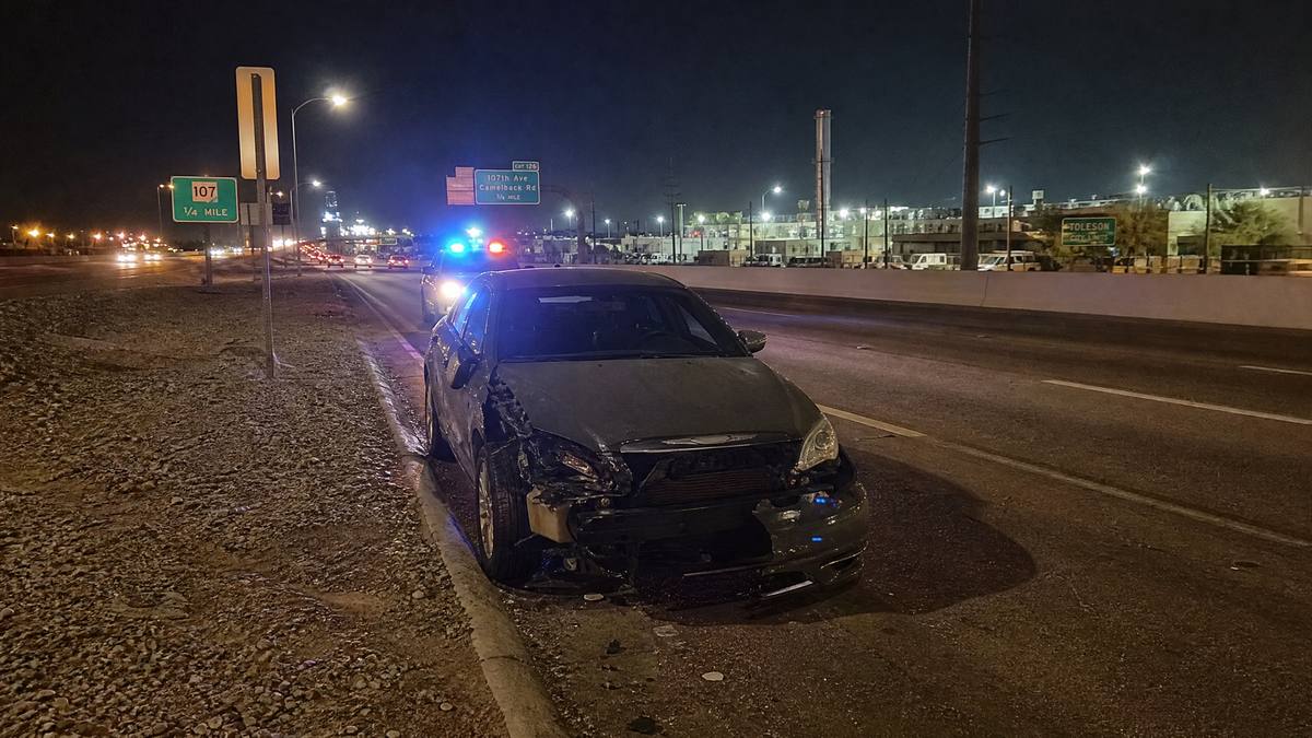 Drunk driving accident on I-10 through Tolleson Arizona
