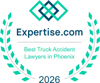 Best Truck Accident Lawyers in Phoenix Expertise.com Award Badge - Phillips Law Group