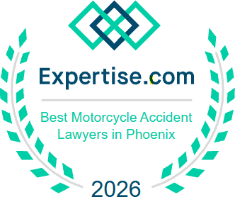 Best Motorcycle Accident Lawyers Phoenix Expertise.com Award Badge - Phillips Law Group