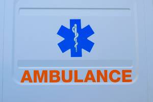 ambulance icon on back of vehicle