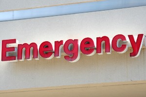 emergency facility sign