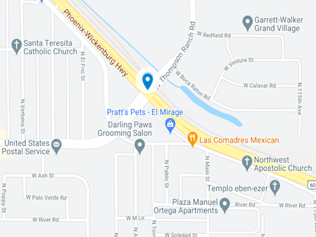 map of site of crash in west valley