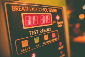 close-up image of a breathalyzer device