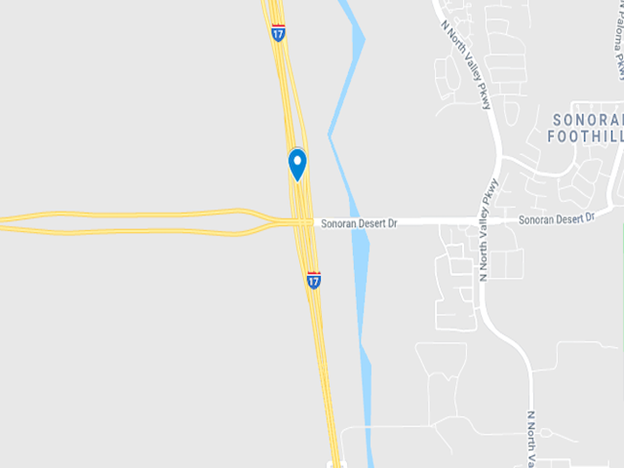 google image of interstate 17 near crash site