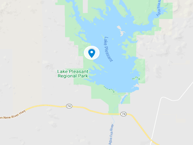 lake pleasant map where UTV crash happened