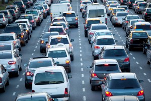 traffic delays during rush-hour crash