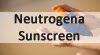  Neutrogena Sunscreen 